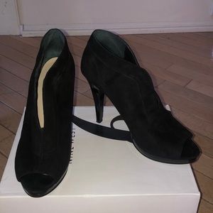 Nine West Pendanto Black Suede Heels